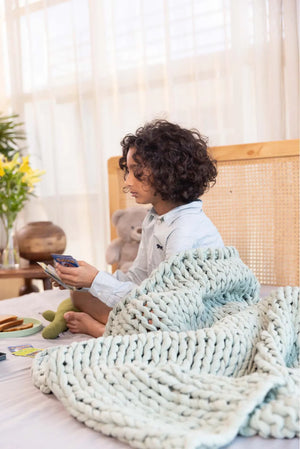 Kids Knitted Weighted Blankets