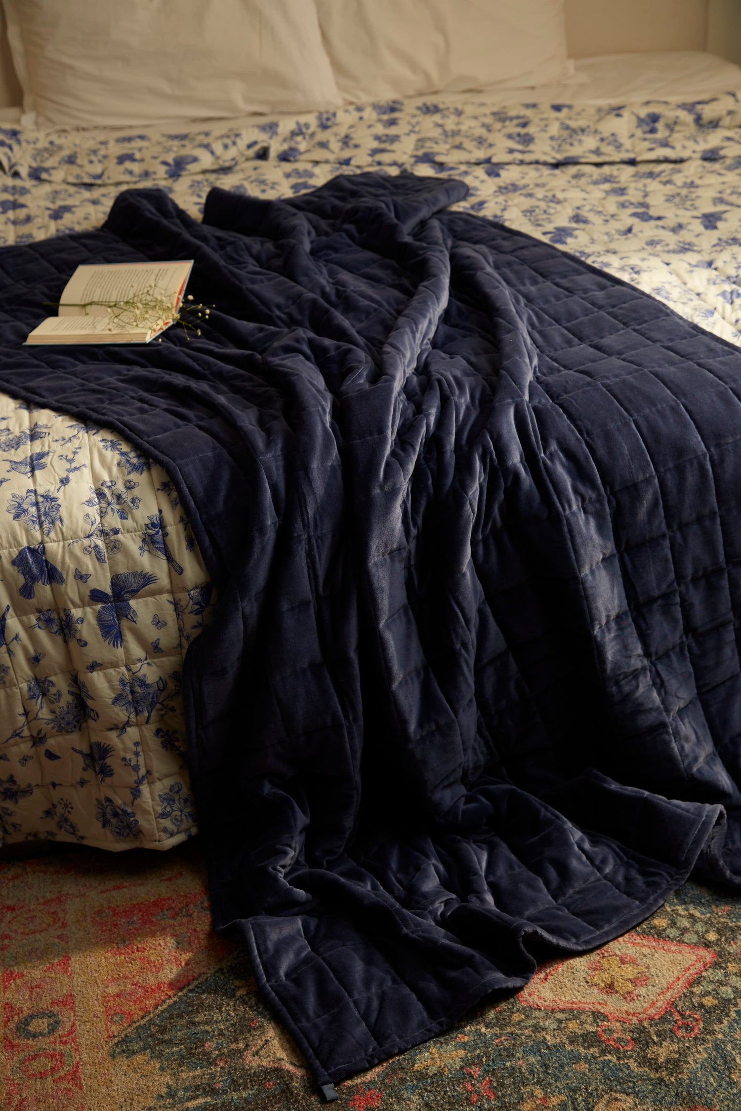 Heals velvet online bedspread